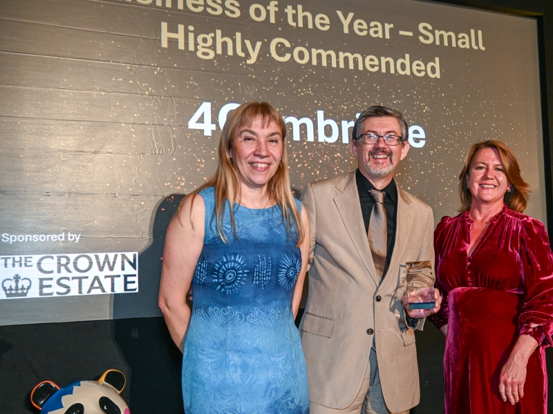 4Cambridge Highly Commended for Small Business of the Year 2026